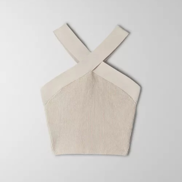 Aritzia Sculpt Knit Criss Cross Tank - Picture 2 of 3